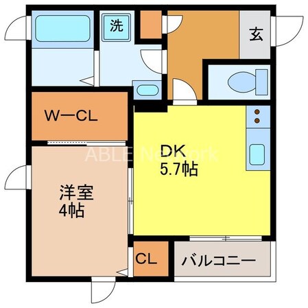 ブルーミー鳥栖レジデンスの物件間取画像